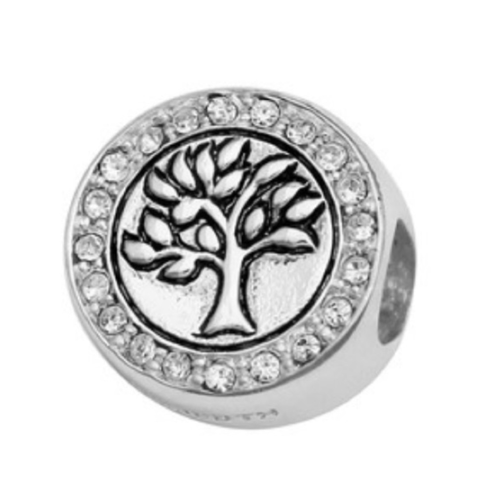 Individuality Beads Crystal Sterling Family Tree